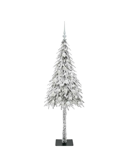 Albero di Natale con 150 LED Bianco 150 cm PE e Acciaio