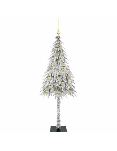 Albero di Natale con 150 LED Bianco 150 cm PE e Acciaio