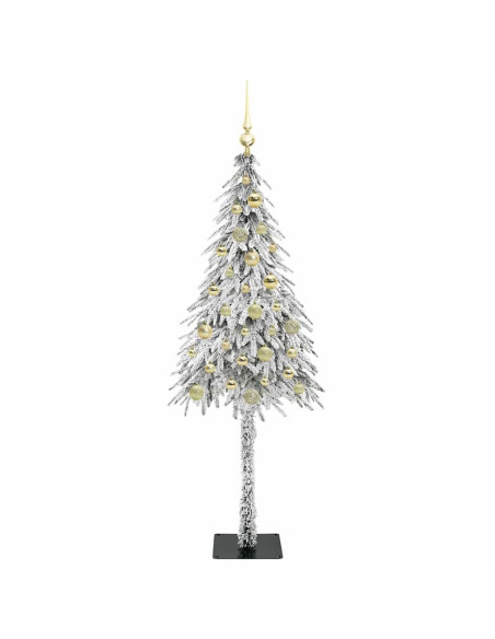 Albero di Natale con 150 LED Bianco 150 cm PE e Acciaio
