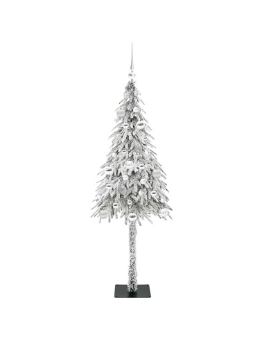 Albero di Natale con 150 LED Bianco 150 cm PE e Acciaio
