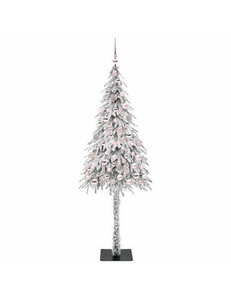 Albero di Natale con 300 LED Bianco 180 cm PE e Acciaio