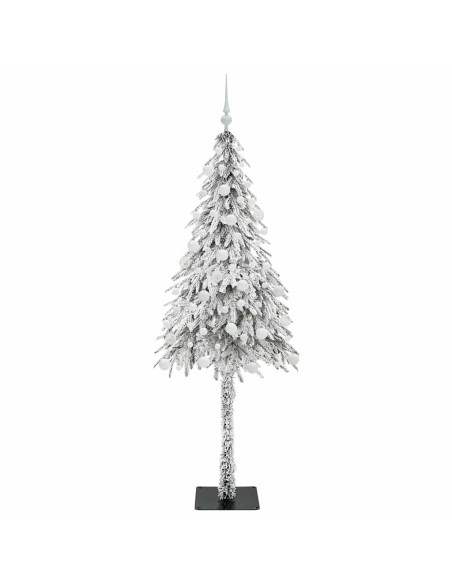 Albero di Natale con 300 LED Bianco 180 cm PE e Acciaio