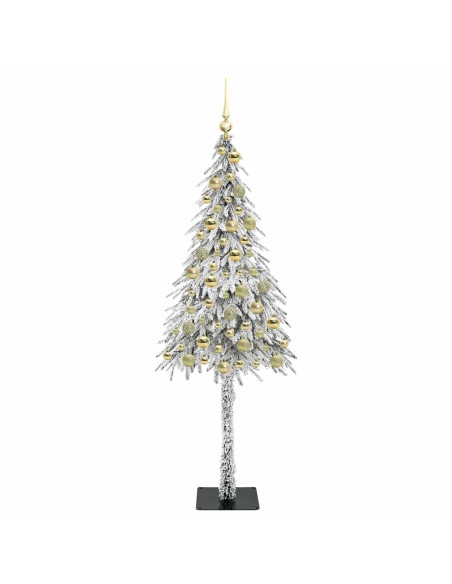 Albero di Natale con 300 LED Bianco 180 cm PE e Acciaio