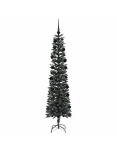 Albero di Natale artificiale con 300 LED Verde 58 x 58 x 210 cm