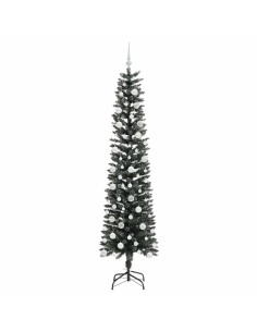 Albero di Natale artificiale con 300 LED Verde 58 x 58 x 210 cm