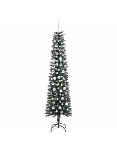 Albero di Natale artificiale con 300 LED Verde 210 cm