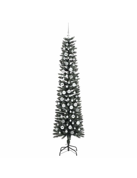 Albero di Natale artificiale con 300 LED Verde 210 cm