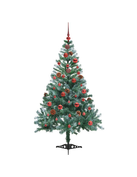 Albero di Natale artificiale Verde 150 cm PVC e Acciaio