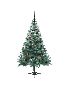 Albero di Natale artificiale Verde 150 cm PVC e Acciaio