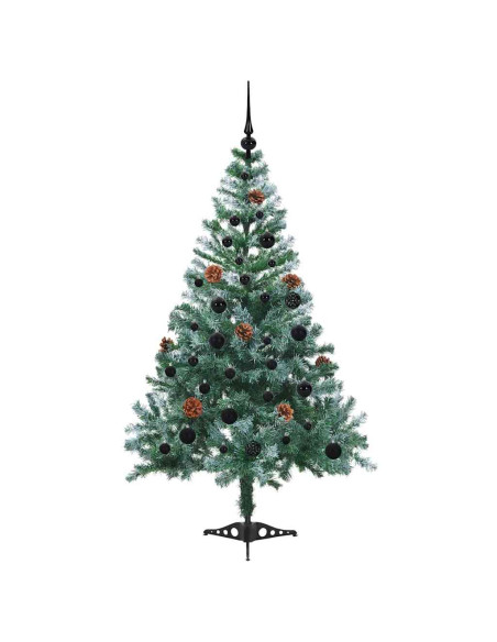 Albero di Natale artificiale Verde 150 cm PVC e Acciaio