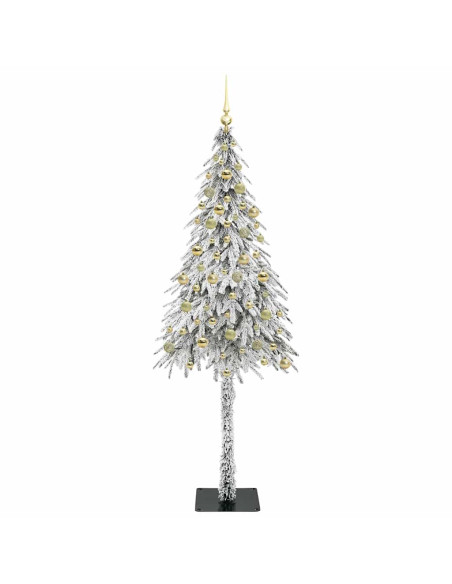 Albero di Natale con 300 LED Bianco 210 cm PE e Acciaio