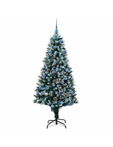 Albero di Natale artificiale con 300 LED Verde 180 cm