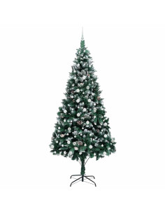 Albero di Natale artificiale con 300 LED Verde 240 cm