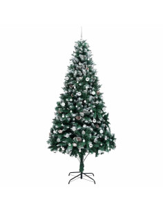 Albero di Natale artificiale con 300 LED Verde 240 cm