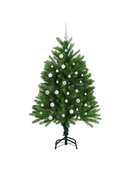 Albero di Natale con 150 LED con supporto Verde 120 cm PE