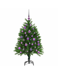 Albero di Natale con 150 LED con supporto Verde 120 cm PE