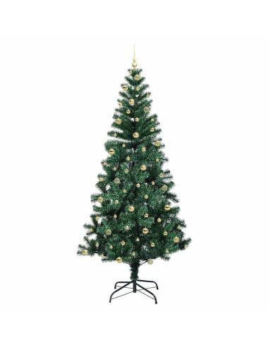 Albero di Natale artificiale con luci integrate Verde 240 cm