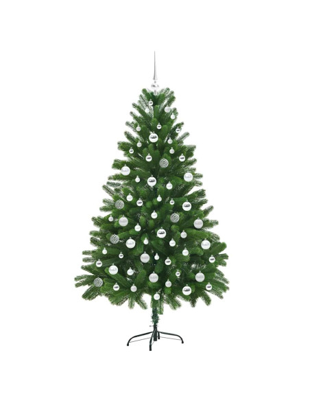 Albero di Natale con 300 LED con supporto Verde 180 cm PE