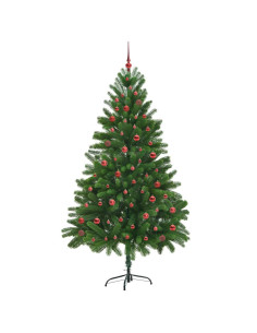 Albero di Natale con 300 LED con supporto Verde 210 cm PE
