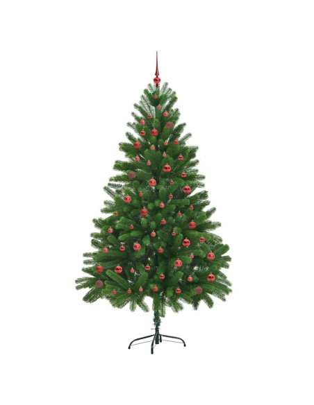 Albero di Natale con 300 LED con supporto Verde 210 cm PE
