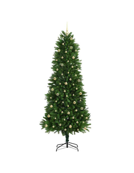 Albero di Natale con 300 LED con supporto Verde 240 cm PE