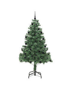 Albero di Natale con 300 LED con supporto Verde 210 cm PVC