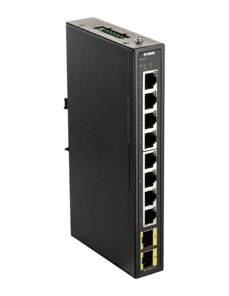 D-Link DIS-100G-10S switch di rete Non gestito Gigabit Ethernet (10/100/1000) DIN rail Nero