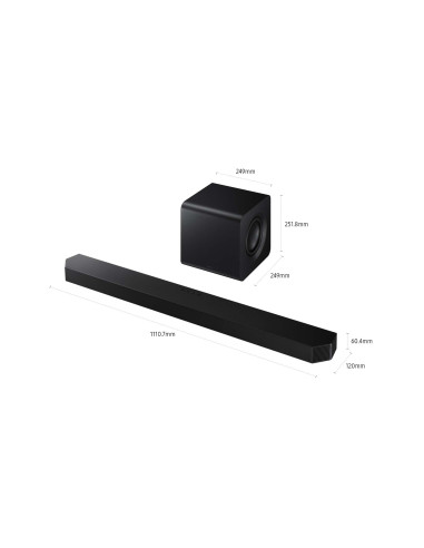 Samsung Soundbar HW-QS700F/ZF, Audio 3.1.2 canali, Wireless Dolby Atmos, 2025