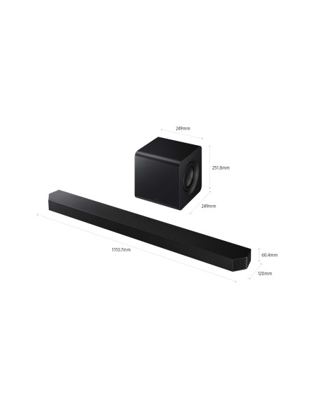 Samsung Soundbar HW-QS700F/ZF, Audio 3.1.2 canali, Wireless Dolby Atmos, 2025