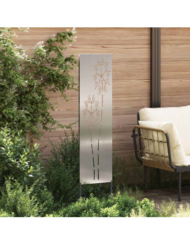 Schermo per privacy in giardino Traforo Argento 32 x 140 cm