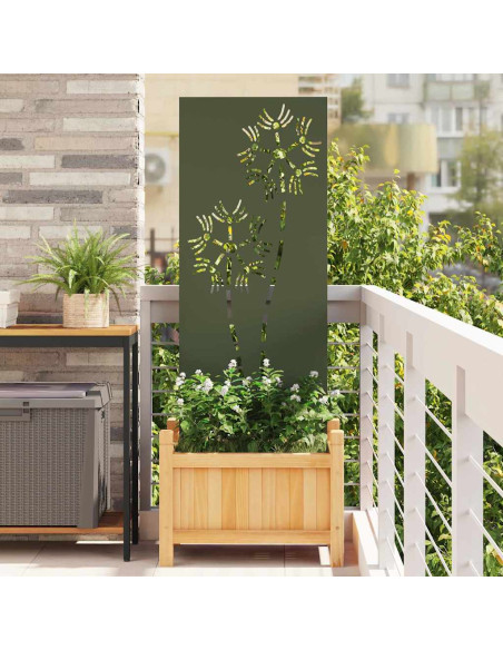 Schermo per privacy in giardino Oliver verde 50 x 140 cm