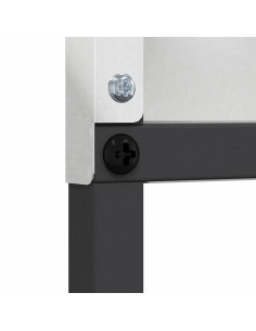 Schermo per privacy in giardino Traforo Argento 50 x 140 cm 2