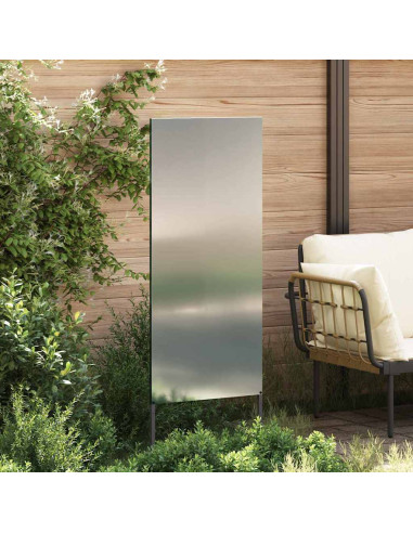 Schermo per privacy in giardino Traforo Argento 50 x 140 cm