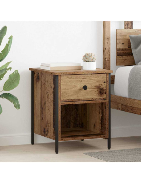 Armadio da Notte 2 pcs Legno vecchio 40 x 42 x 50 cm