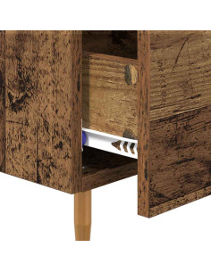 Comodino Marrone 40 x 35 x 47,5 cm Legno multistrato 2