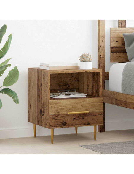 Comodino Marrone 40 x 35 x 47,5 cm Legno multistrato