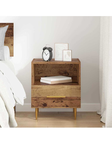 Comodino Marrone 40 x 35 x 47,5 cm Legno multistrato