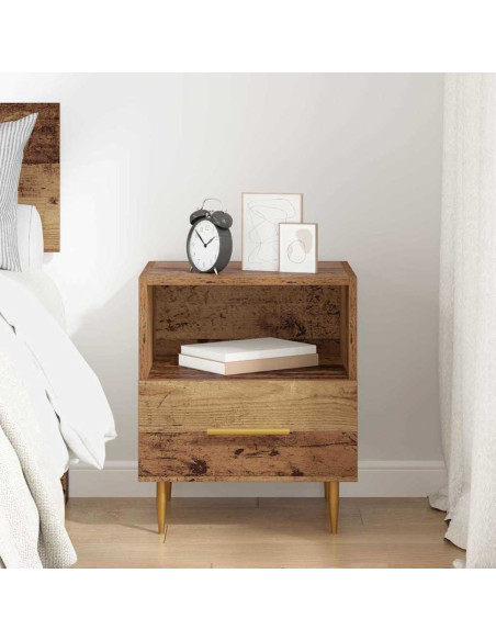 Comodino Marrone 40 x 35 x 47,5 cm Legno multistrato