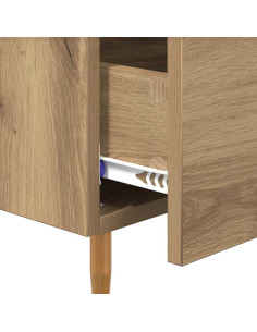 Comodino Marrone 40 x 35 x 47,5 cm Legno multistrato 2