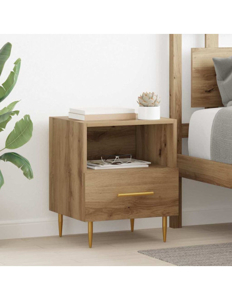 Comodino Marrone 40 x 35 x 47,5 cm Legno multistrato