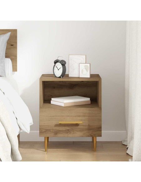 Comodino Marrone 40 x 35 x 47,5 cm Legno multistrato