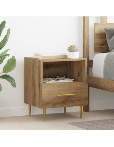 Comodino 2 pcs Marrone 40 x 35 x 47,5 cm Legno multistrato