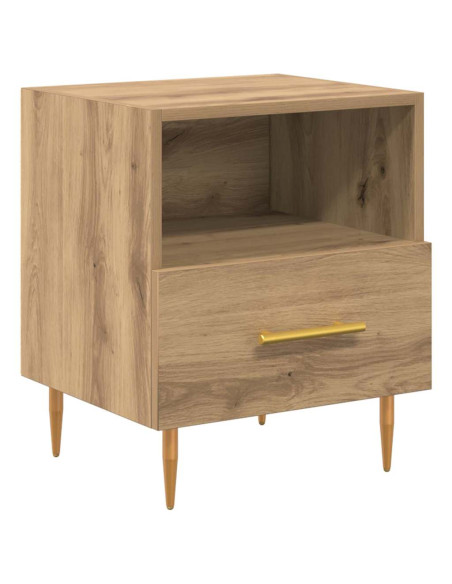 Comodino 2 pcs Marrone 40 x 35 x 47,5 cm Legno multistrato