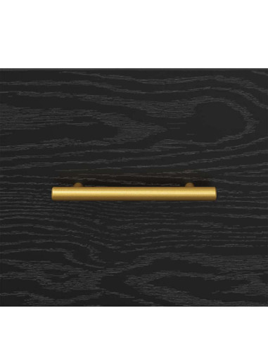 Comodino con cassetto Nero 40 x 35 x 47,5 cm Legno multistrato