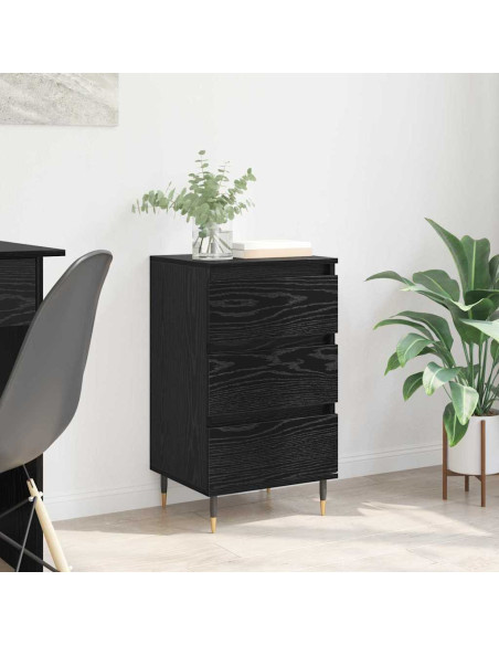 Credenza Rovere nero 35 x 40 x 70 cm Legno multistrato