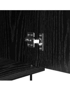 Credenza Rovere nero 35 x 40 x 70 cm Legno multistrato 2