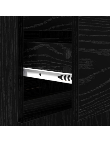 Credenza Rovere nero 35 x 40 x 70 cm Legno multistrato