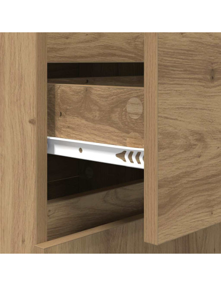 Credenza rovere artigianale 35 x 40 x 70 cm Legno multistrato