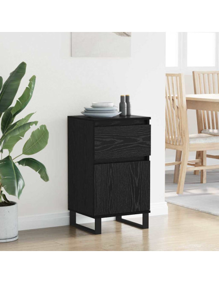 Credenza Rovere nero 35 x 40 x 70 cm Legno multistrato