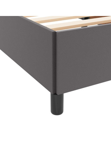 Struttura letto con materasso con materasso Grigio 160 x 200 cm